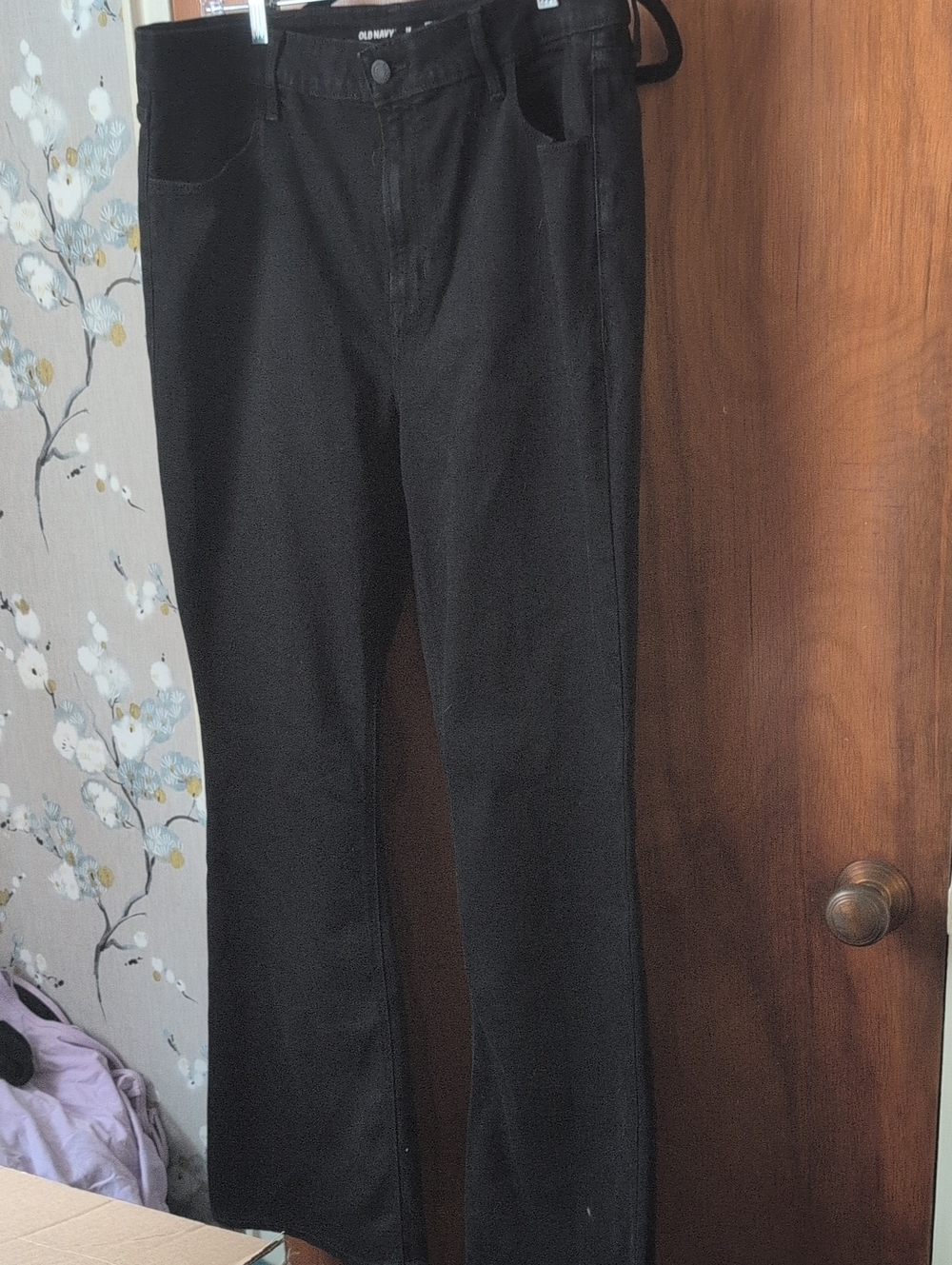 Old Navy Black Straight Jeans